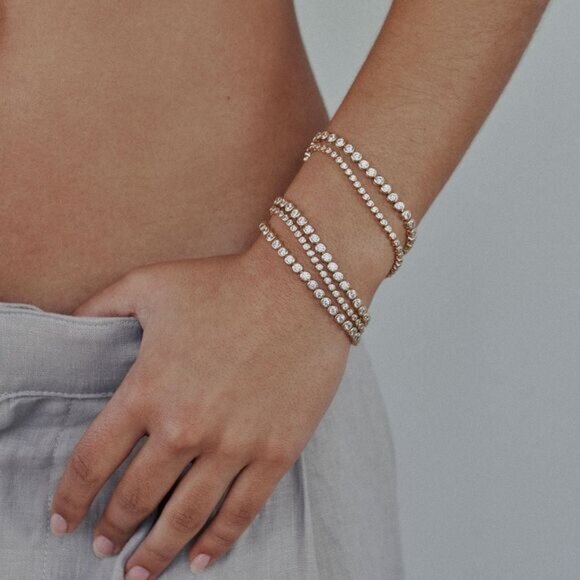 Tennis Bracelet N1390 - Picture 3 of 7